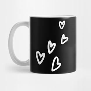 cute hearts - love is not cancelled Mug